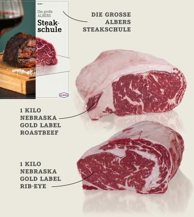 Nebraska Gold Label Roastbeef und Entrecôte-Paket